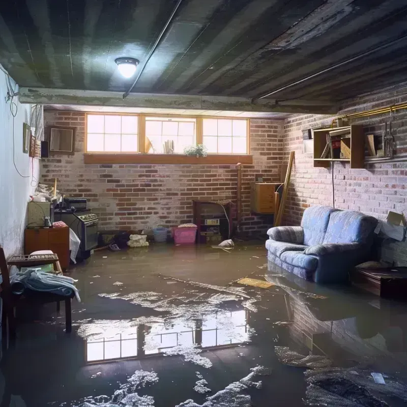 Flooded Basement Cleanup in De Leon, TX